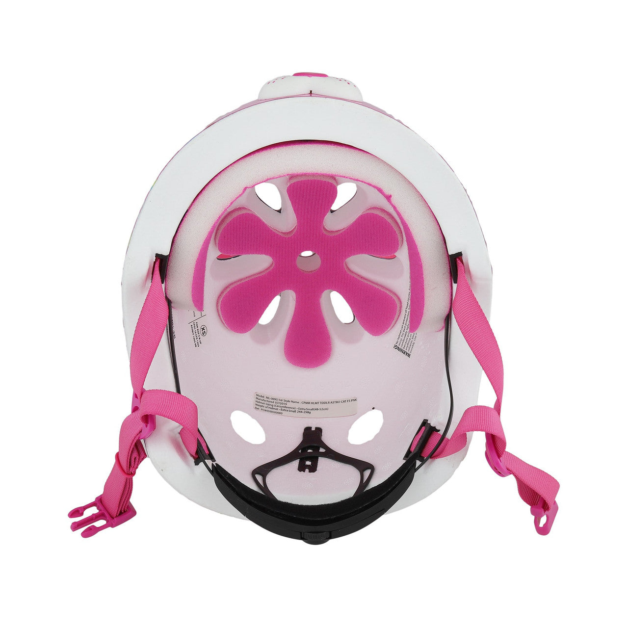 C-PREME RASKULLZ Toddler FS Helmet Astro Cat Pink Style Fit System Size 48-52CM