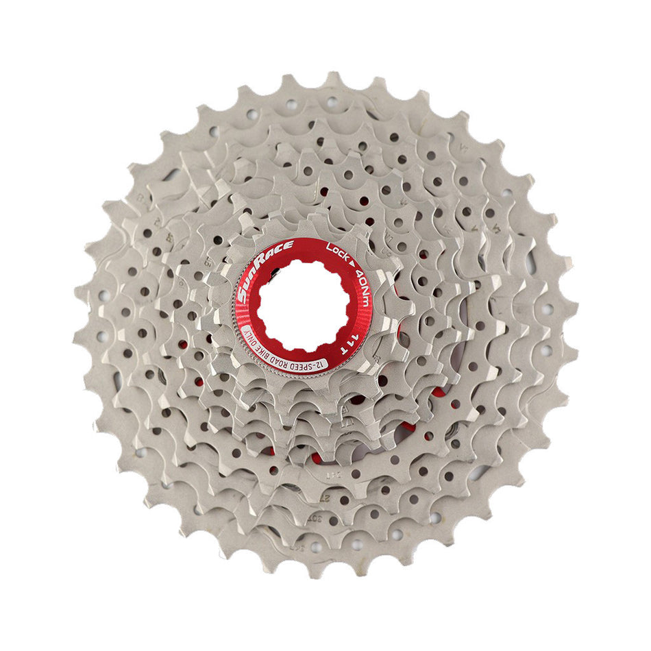 Sunrace CSRZ800 WAT 12 Speed Road Cassette 11-30T Shimano Compatible | Silver