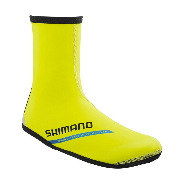 Shimano Dual Fit Thermal Overshoes In Neon Yellow | SPD-SL & SPD Shoe Compatible