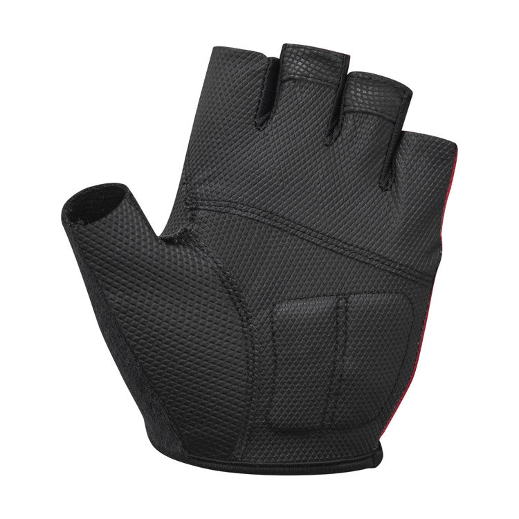 Shimano Airway Men's Breathable Cycling Mitts In Red