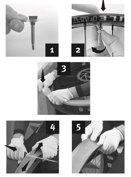 Effetto Caffelatex Tubeless Plus Size Rim Strip With Valves