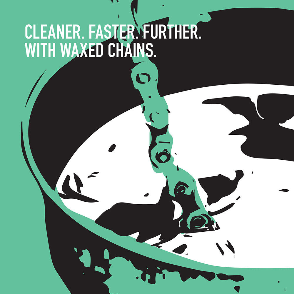 Connex 10WAX 10 Speed Hot Wax Treated Nickel Plated 116 Link MTB Road Bicycle Chain