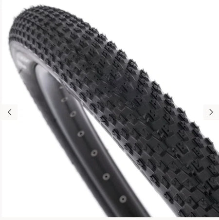 DMR DJ24 24 inch dirt jump tyres showcasing grippy tread pattern for fast rolling and durability.