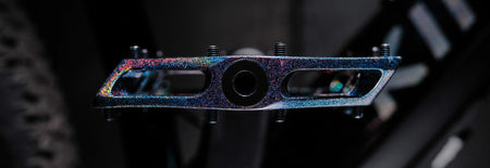 DMR V12 SE MTB Flat Pedals In The New Colour Space Galaxy For MTB BMX Downhill Trails