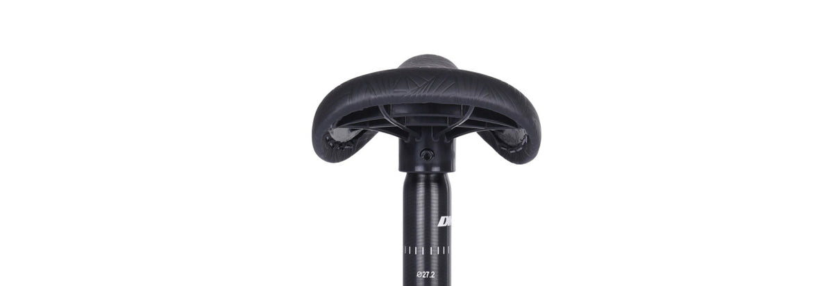 DMR Sect Combo Dirt Jump Seat Saddle With 27.2mm Seatpost In Black