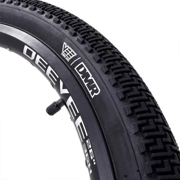 DMR Moto DJ Jump 26 inch dirt jump bike tyre in black with textured tread pattern.