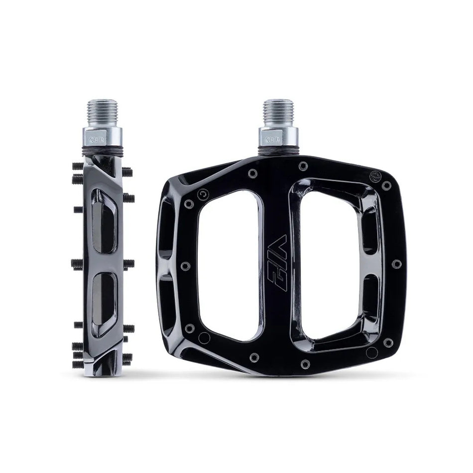 DMR V12 MAG MTB BMX Downhill Trails Flat Platform Pedals 9/16 In Black