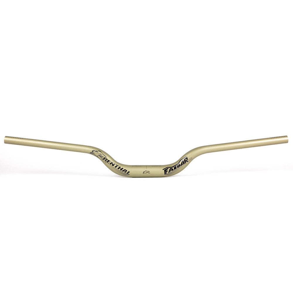 Renthal Fatbar 35 V3 High Rise MTB Downhill Riser Bars | 35mm Clamp | 820mm Wide | AluGold