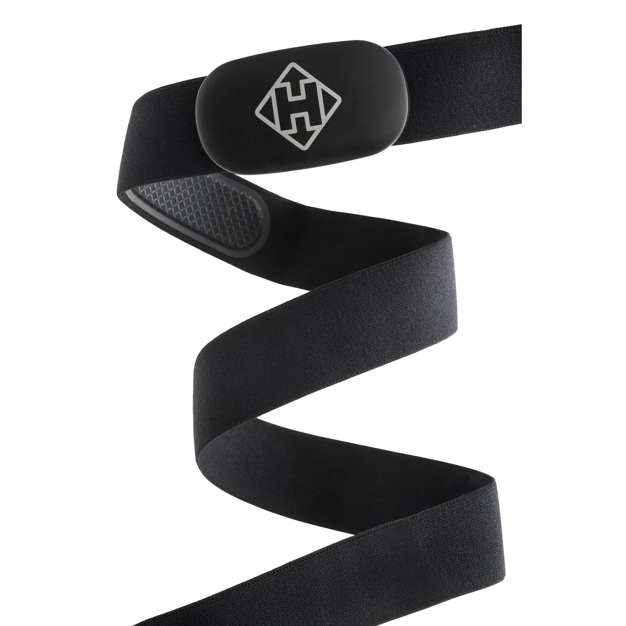 Hammerhead heart rate monitor chest strap designed for secure and comfortable fit during workouts.