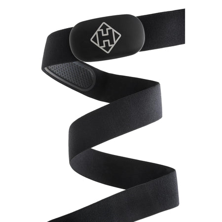 Hammerhead heart rate monitor chest strap designed for secure and comfortable fit during workouts.