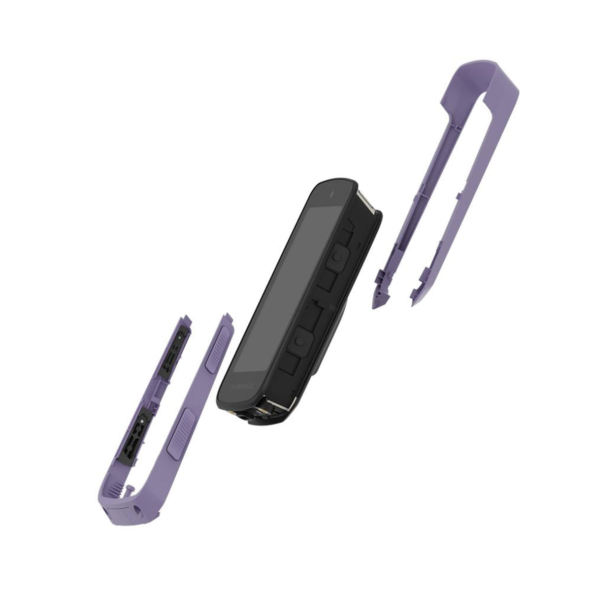 Hammerhead Karoo interchangeable color shells in Ascent Purple and Standard Black for customization.