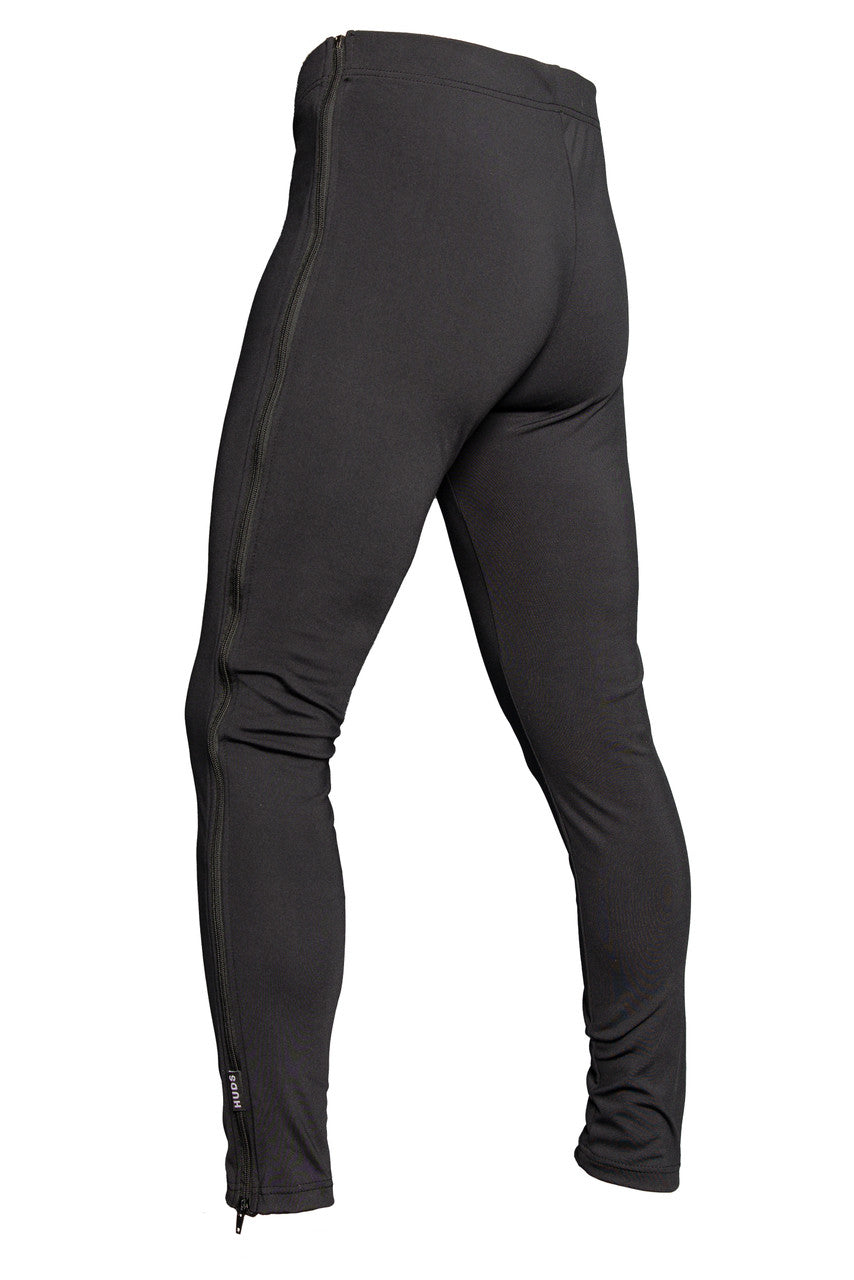 HUDS Full Length Zip Up Unisex Warm Up Cycling Tights CX / MTB / ROAD