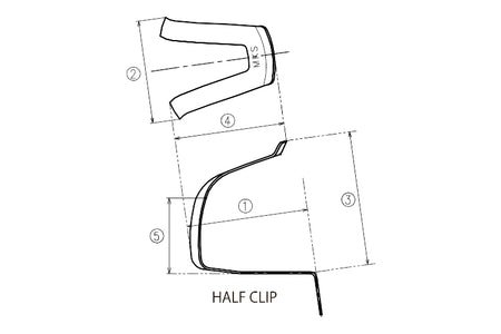 MKS Steel Deep Half Toe Clip One Size
