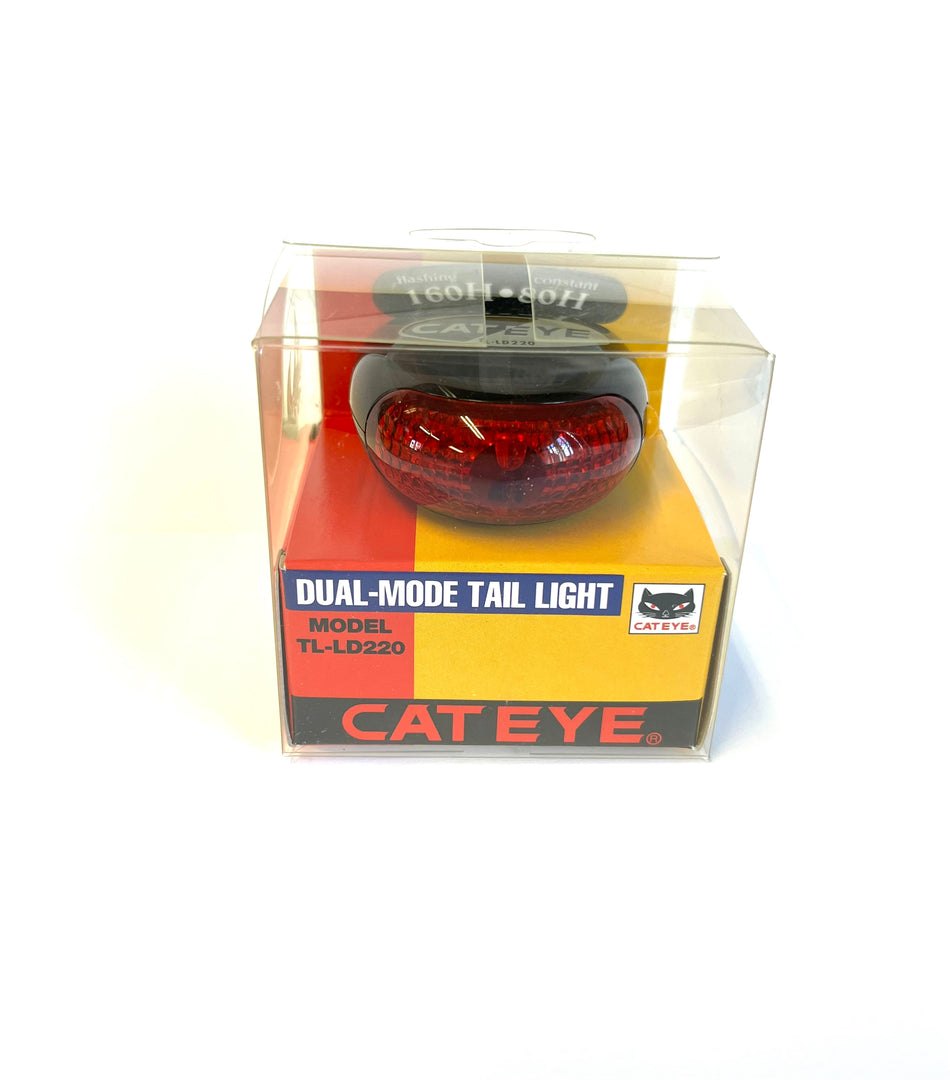 Cateye Retro TL-LD220 Rear Dual Mode Tail Light 90's New Boxed