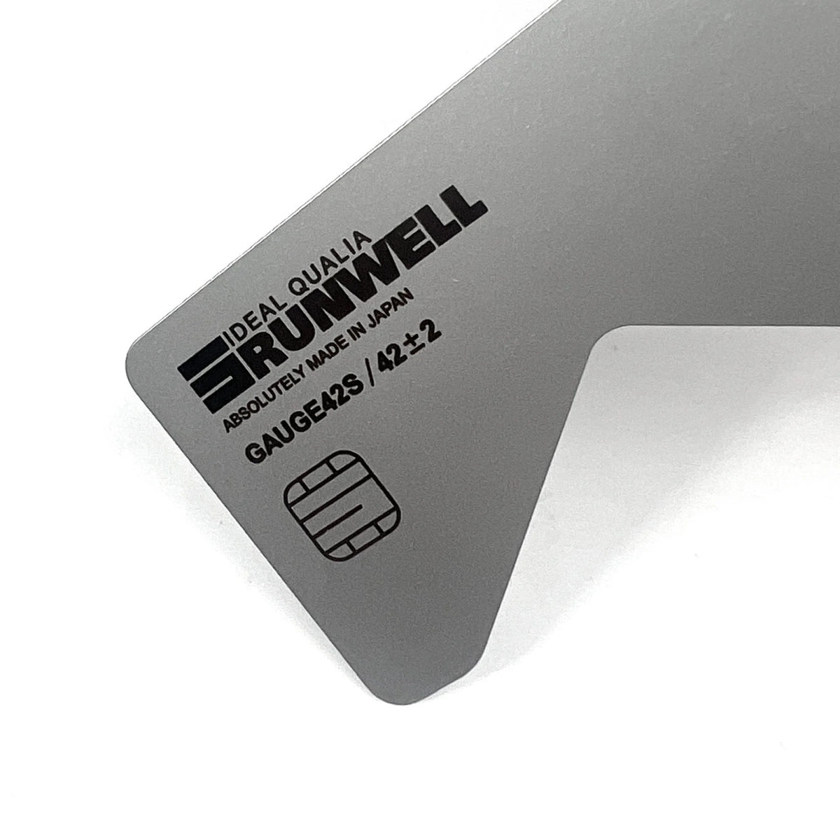 Runwell Stainless Steel Track Chain Line Gauge 42S In Silver