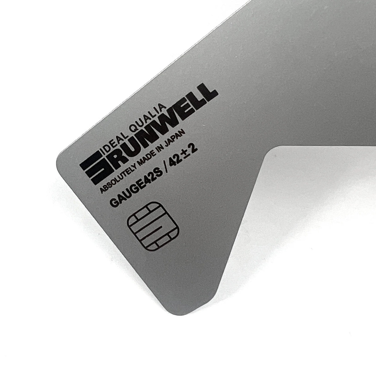 Runwell Stainless Steel Track Chain Line Gauge 42S In Silver