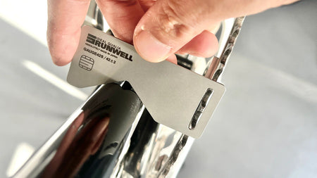 Runwell Stainless Steel Track Chain Line Gauge 42S In Silver