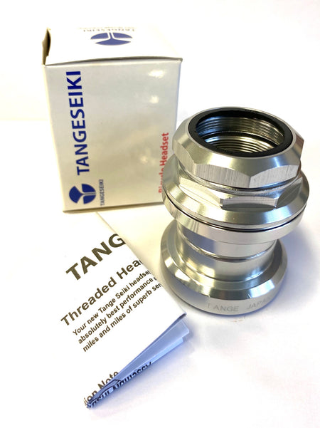 Tange Seiki Falcon FL270C Threaded 1-1/8" Cartridge Alloy Headset In Silver