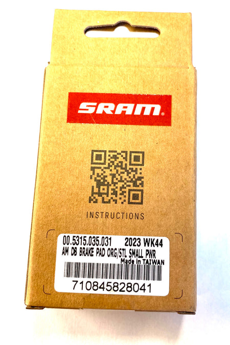 Sram Powerful Organic/Steel MTB TL/LEVEL T/LEVEL/LEVEL ULT/TLM B1 (2020+)/DB/ELIXIR OE MTB Disc Brake Pads 00.5315.035.031