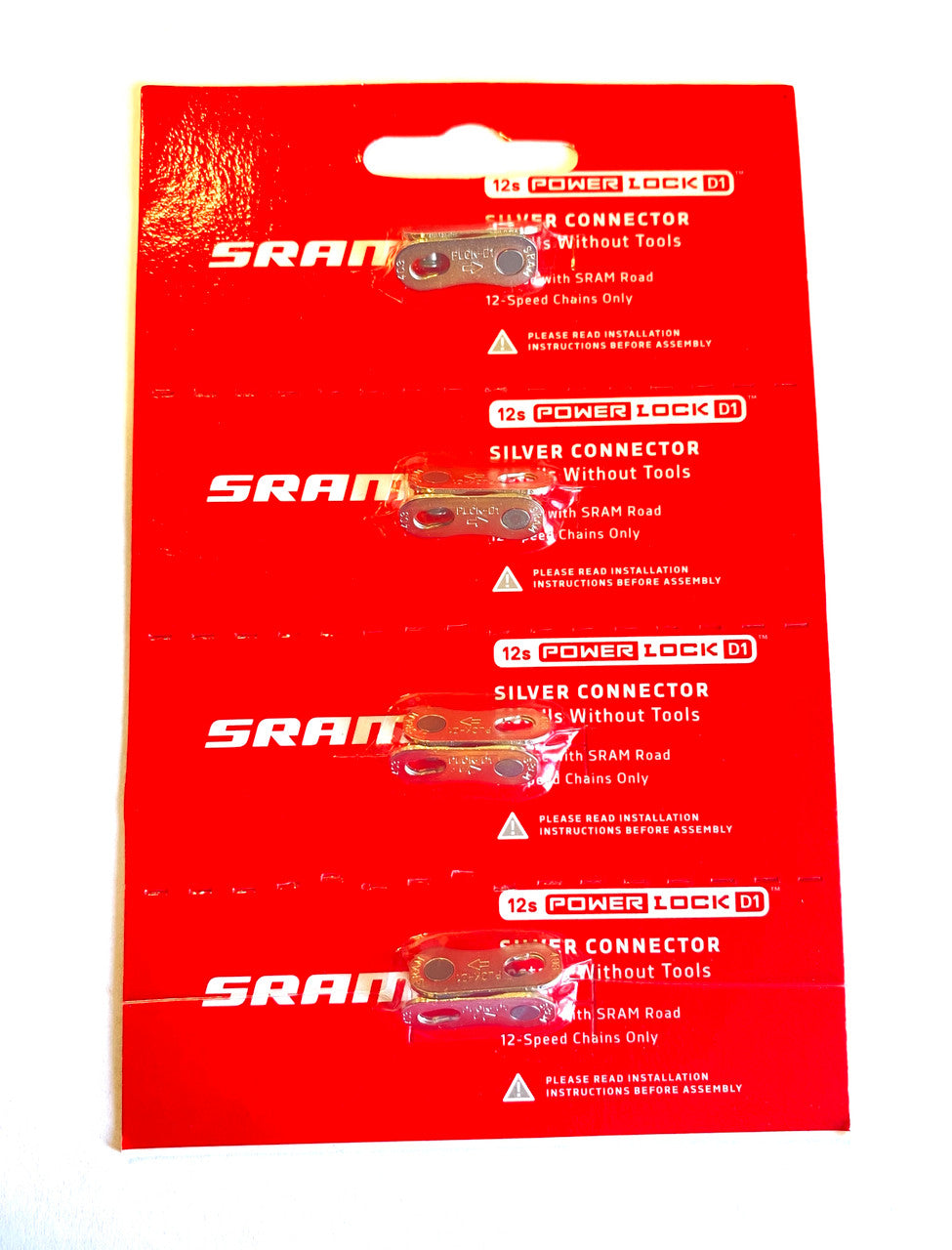 Sram Powerlock 12 Speed Flat Top Road Chain Connectors Pack of 4 / 4 Chains