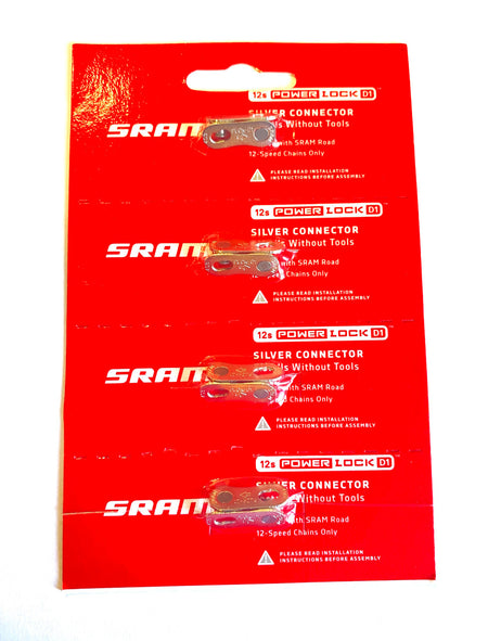 Sram Powerlock 12 Speed Flat Top Road Chain Connectors Pack of 4 / 4 Chains
