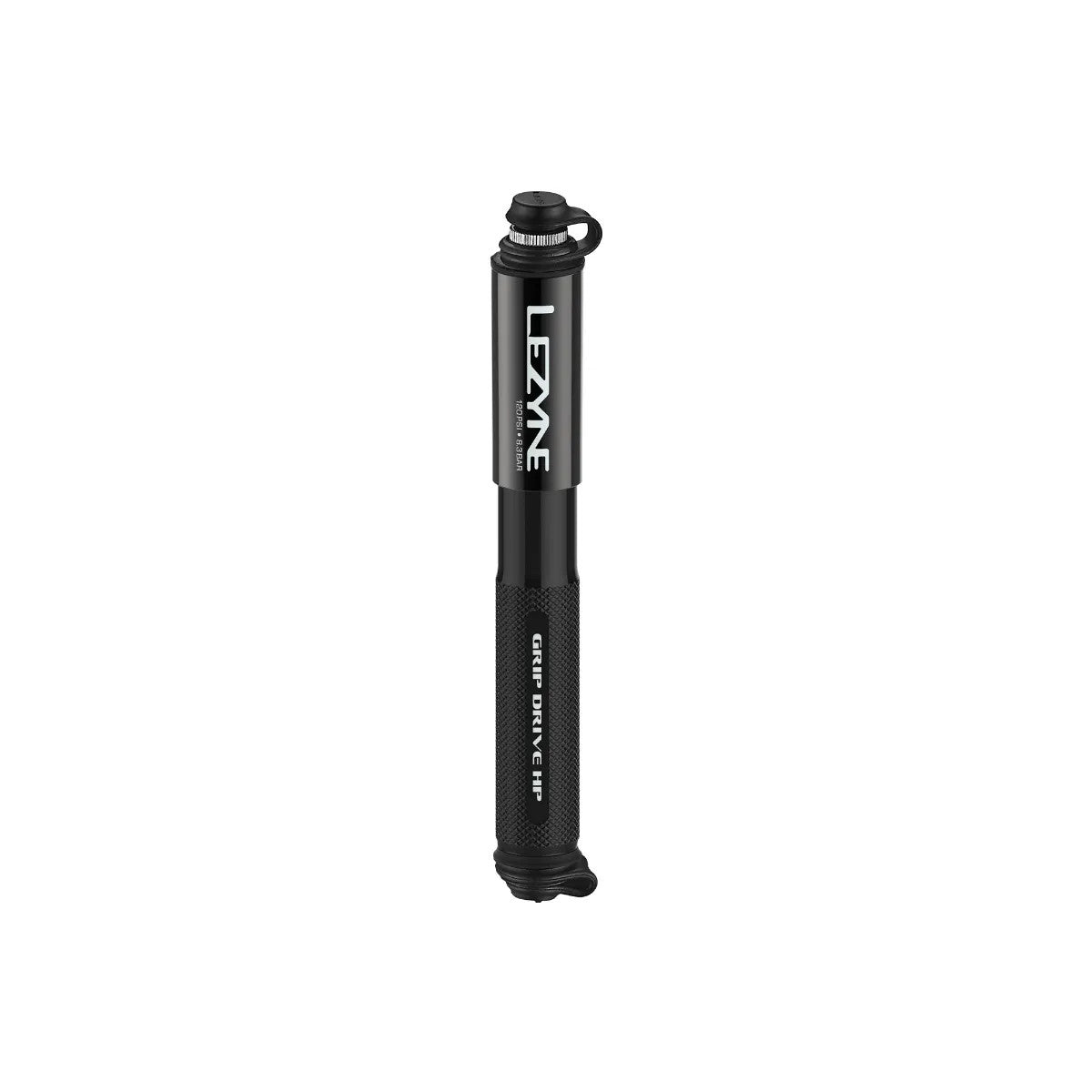 Lezyne Grip Drive High Pressure Dual Valve Hand Pump In Black