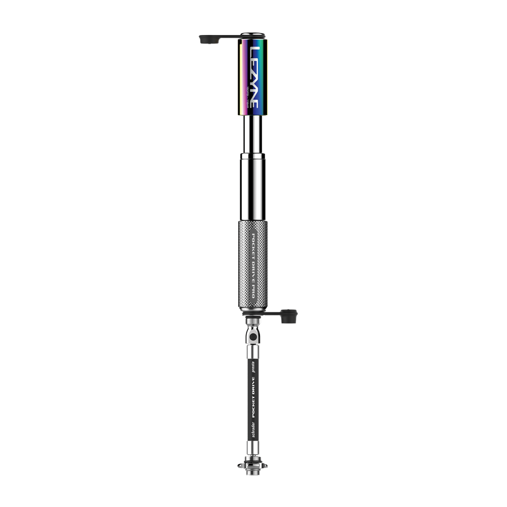 Lezyne Pocket Drive Pro Pump - Neo Metallic / Silver