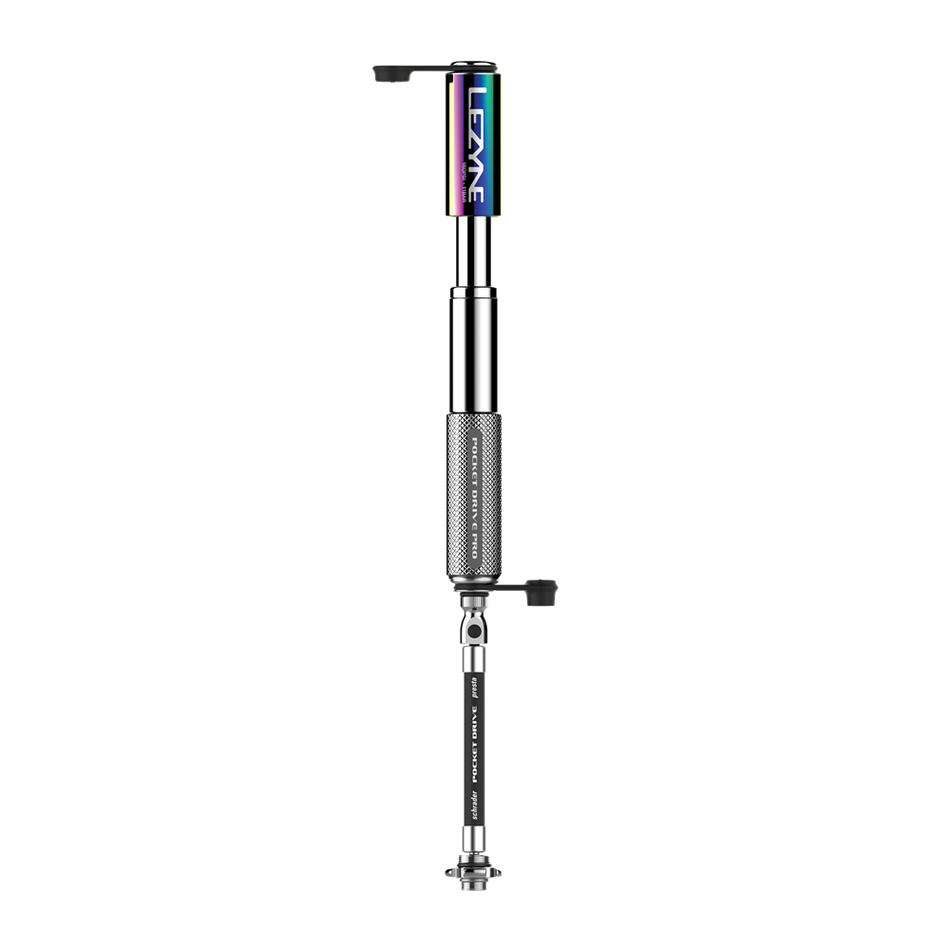 Lezyne Pocket Drive Pro Pump - Neo Metallic / Silver
