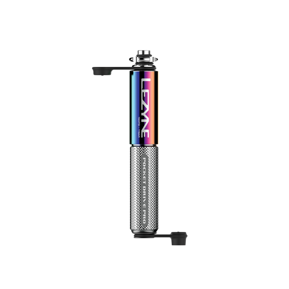 Lezyne Pocket Drive Pro Pump - Neo Metallic / Silver