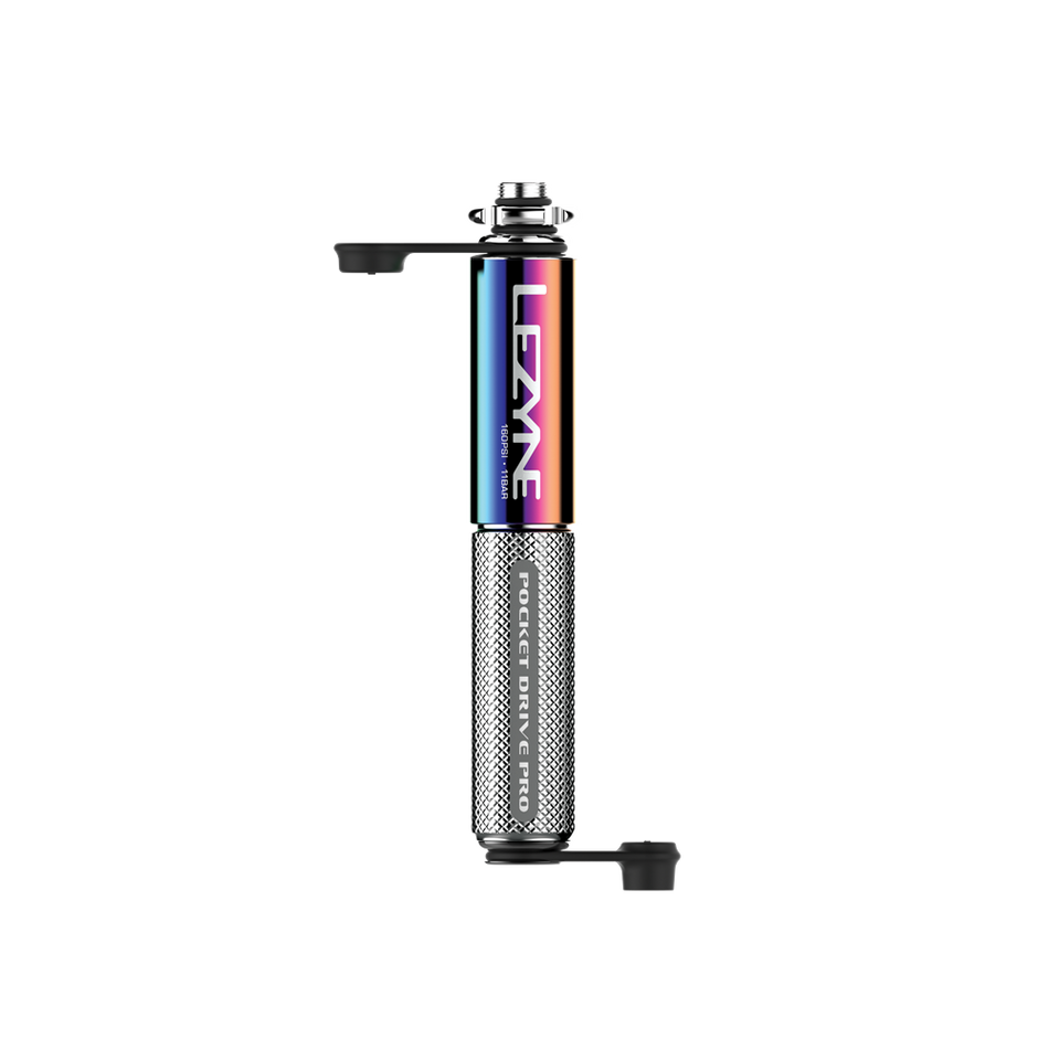Lezyne Pocket Drive Pro Pump - Neo Metallic / Silver