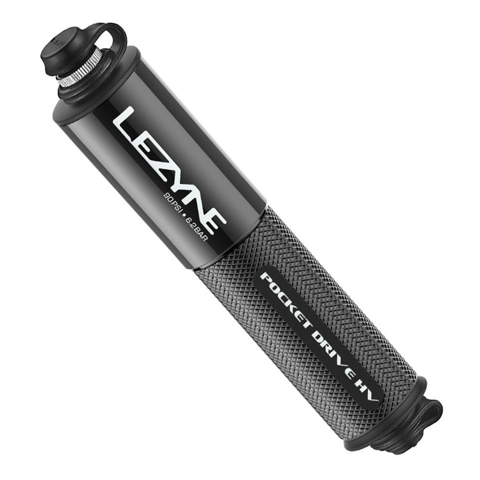 Lezyne Pocket Drive HV Compact Bicycle Hand Pump - Black