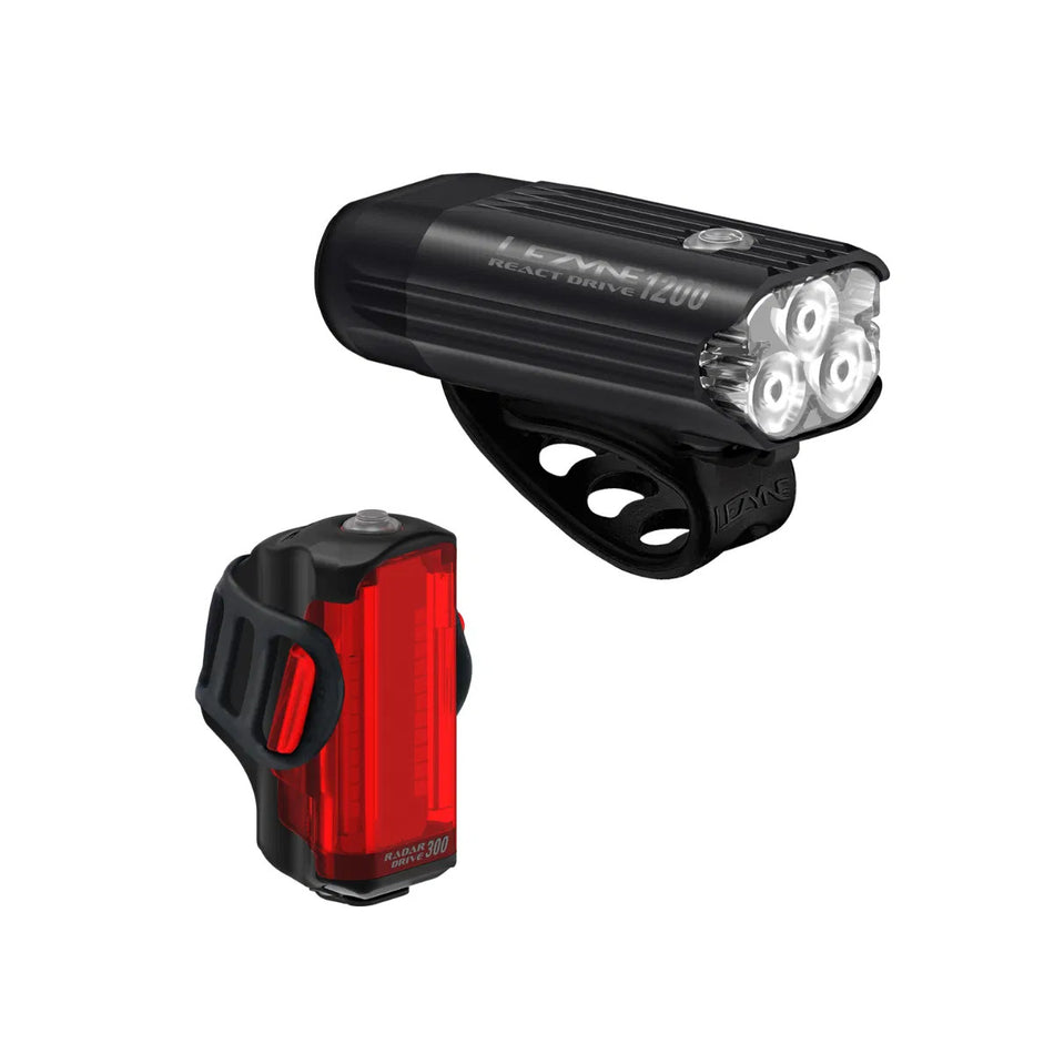 Lezyne Radar React System Front & Rear Lightset
