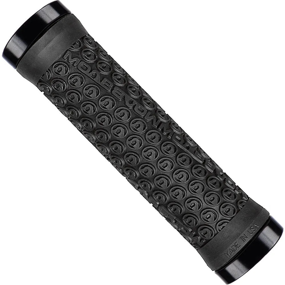 Lizard Skins Moab Dual-Clamp Lock-On BMX MTB Handlebar Grips In Black