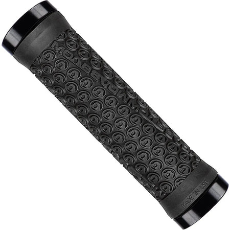 Lizard Skins Moab Dual-Clamp Lock-On BMX MTB Handlebar Grips In Black
