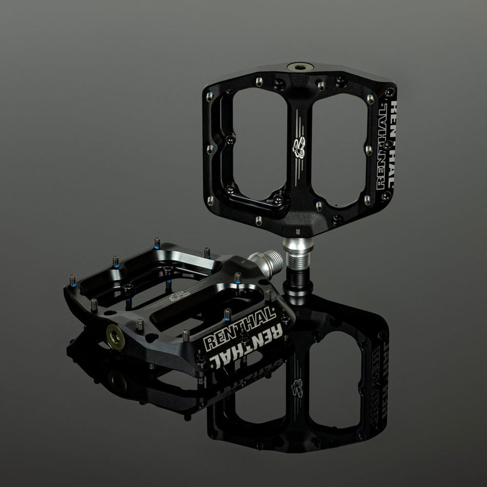 Renthal Revo-F Flat MTB Downhill Platform Pedals | Black