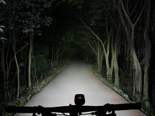 Ravemen PR1400 USB Rechargeable DuaLens Front Light with Remote in Grey/Black RRP £110