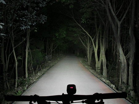 Ravemen PR1400 USB Rechargeable DuaLens Front Light with Remote in Grey/Black RRP £110