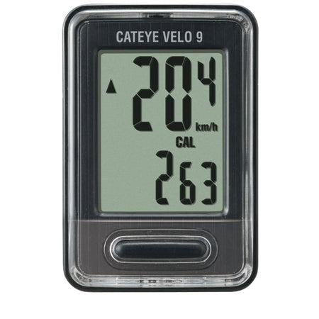 CatEye Velo 9 Wired Cycle Bike Computer Auto Stop Start 