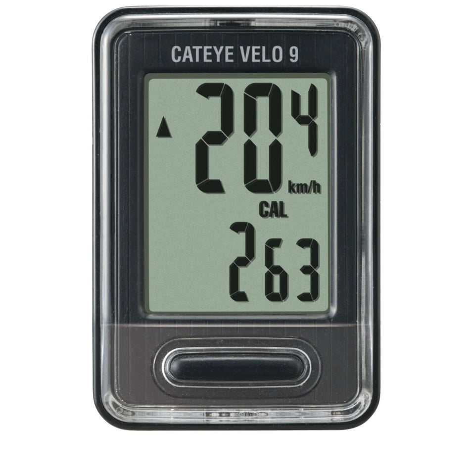 CatEye Velo 9 Wired Cycle Bike Computer Auto Stop Start 