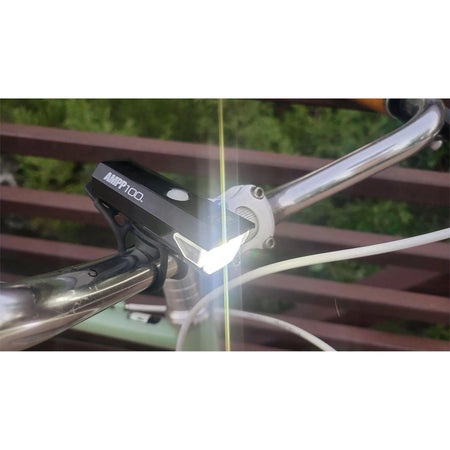 CatEye AMPP 100 USB Rechargeable Front Bicycle Light | ROAD MTB GRAVEL