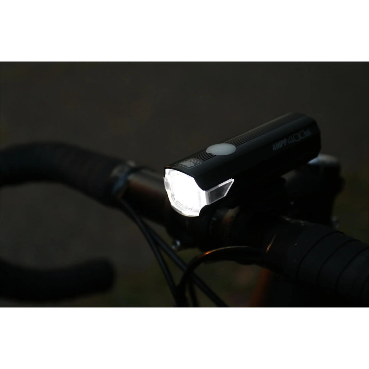 Cateye AMPP 400S USB-C Rechargeable Front Bicycle Light | MTB ROAD GRAVEL