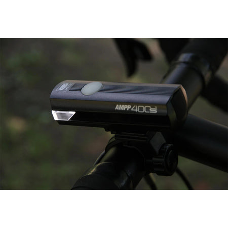Cateye AMPP 400S USB-C Rechargeable Front Bicycle Light | MTB ROAD GRAVEL