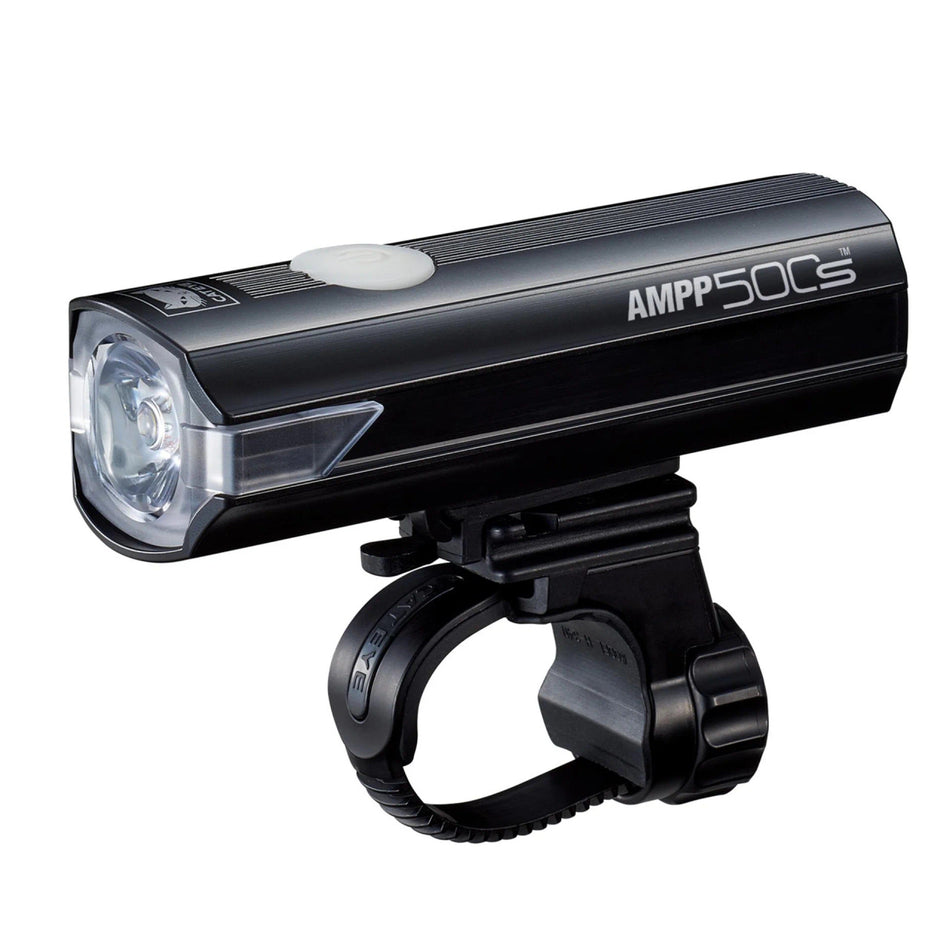 Cateye AMPP 500S USB-C Rechargeable Front Bicycle Light | ROAD GRAVEL MTB