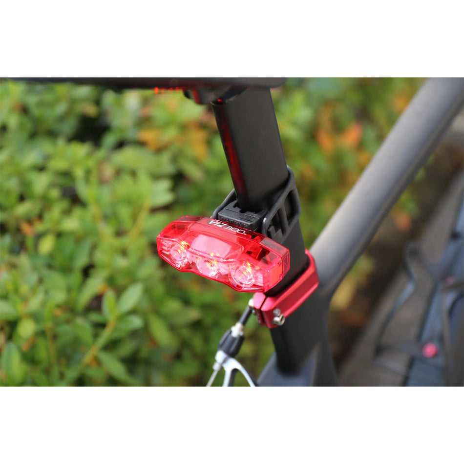 CatEye Viz 300 USB-C Rechargeable Rear Bicycle Light | MTB ROAD GRAVEL