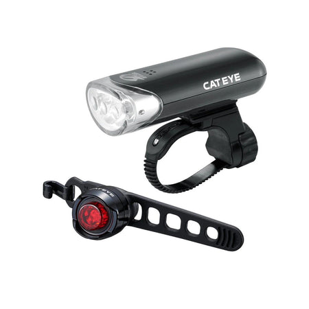 CatEye EL-135 & Orb Bicycle Front & Rear Battery Light Set | MTB ROAD GRAVEL