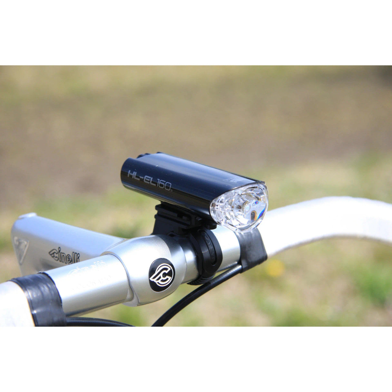 Cateye EL-160 LED light set / Omni 5 Bicycle Front & Rear AA Battery LED Light Set | MTB ROAD GRAVEL