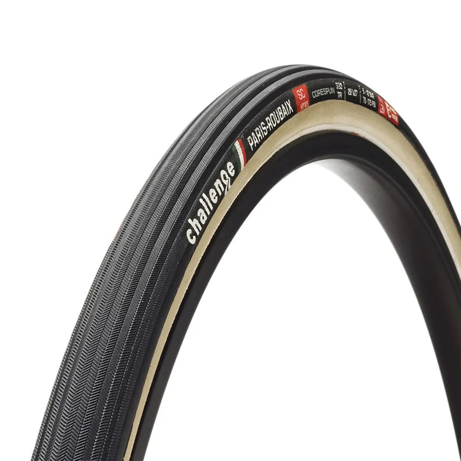Challenge Paris-Roubaix Handmade Tubular SC Tyre 700 x 27 320tpi White TUBULAR SC TYRE