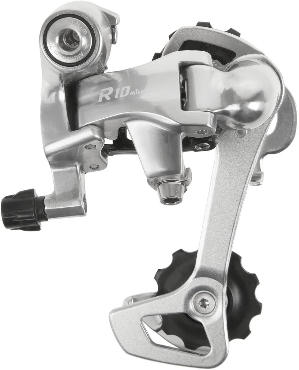 Microshift RD-R47L 10 Speed Road Rear Mech Long Cage In Silver Shimano Compatible