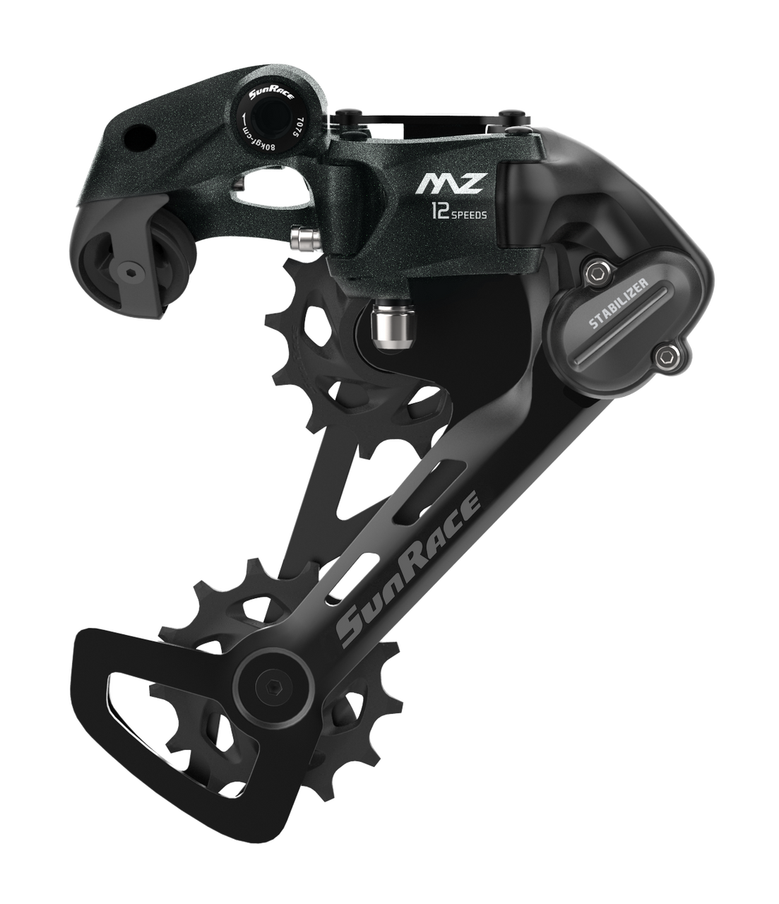 Sunrace RDMZ600 MD 12 Speed Gravel/City/E-bike/MTB Rear Derailleur With 11-51 Reach Shimano Compatible