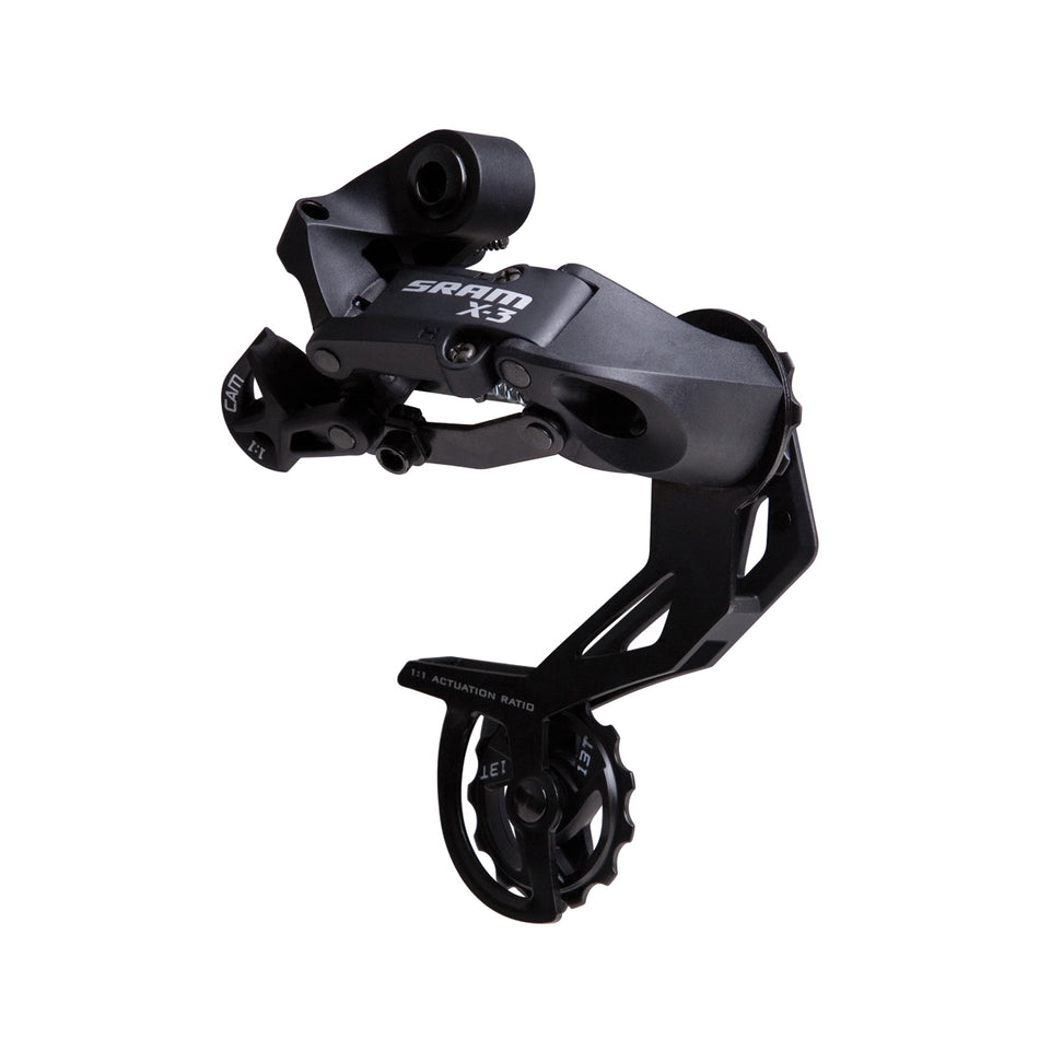 SRAM X3 7 / 8 Speed Rear Derailleur  Long Cage In Black